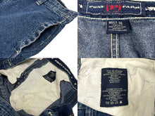 画像をギャラリービューアに読み込む, PHAT FARM ファットファーム ショートパンツ カーゴパンツ サイズ36 DP391300 デニム コットン ブルー 美品 中古 64568