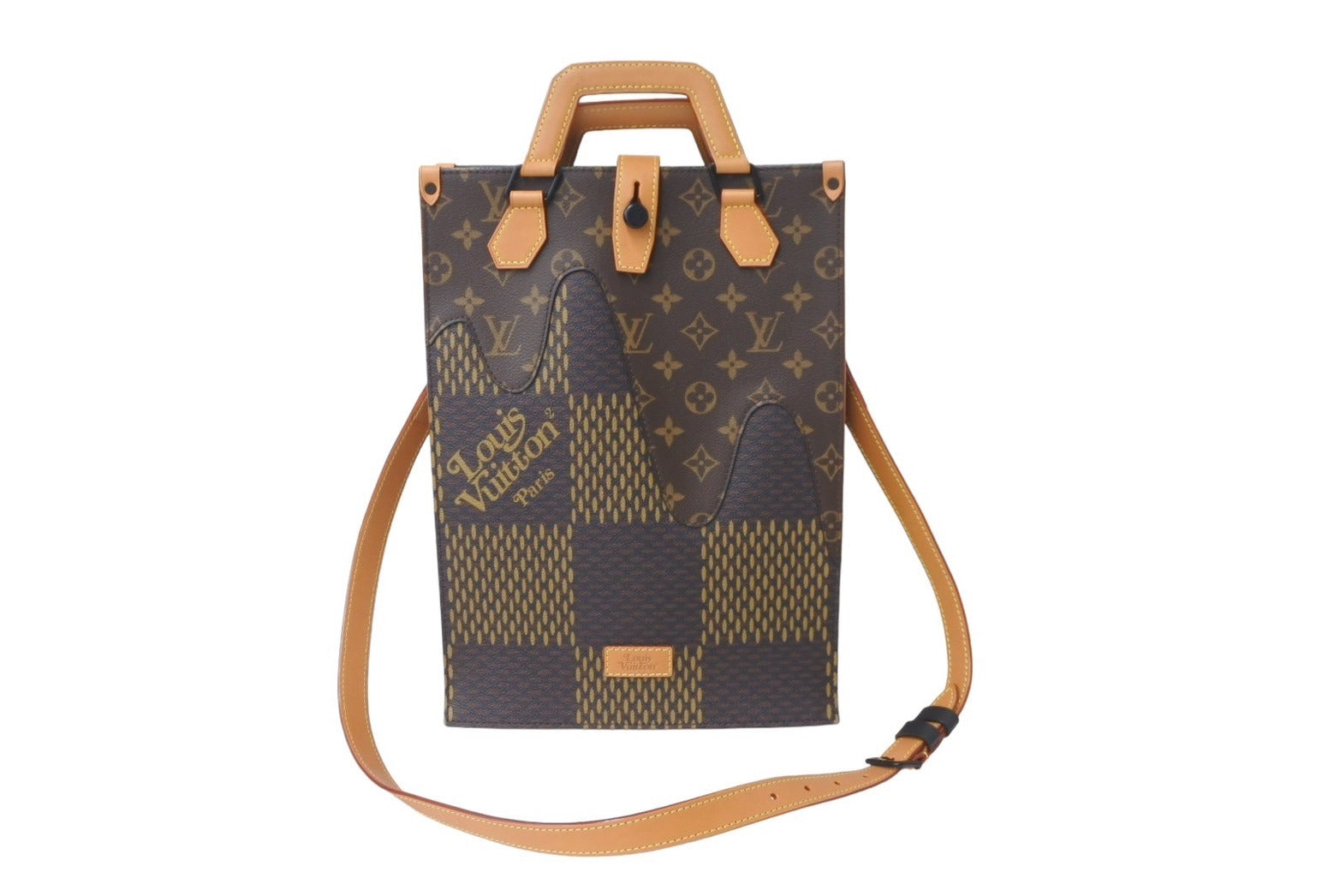 極美品 LOUIS VUITTON ルイヴィトン × NIGO ニゴ― ダミエ ジャイアント モノグラム 2WAY トートバッグ N40355 中古  64575 – Casanova Vintage