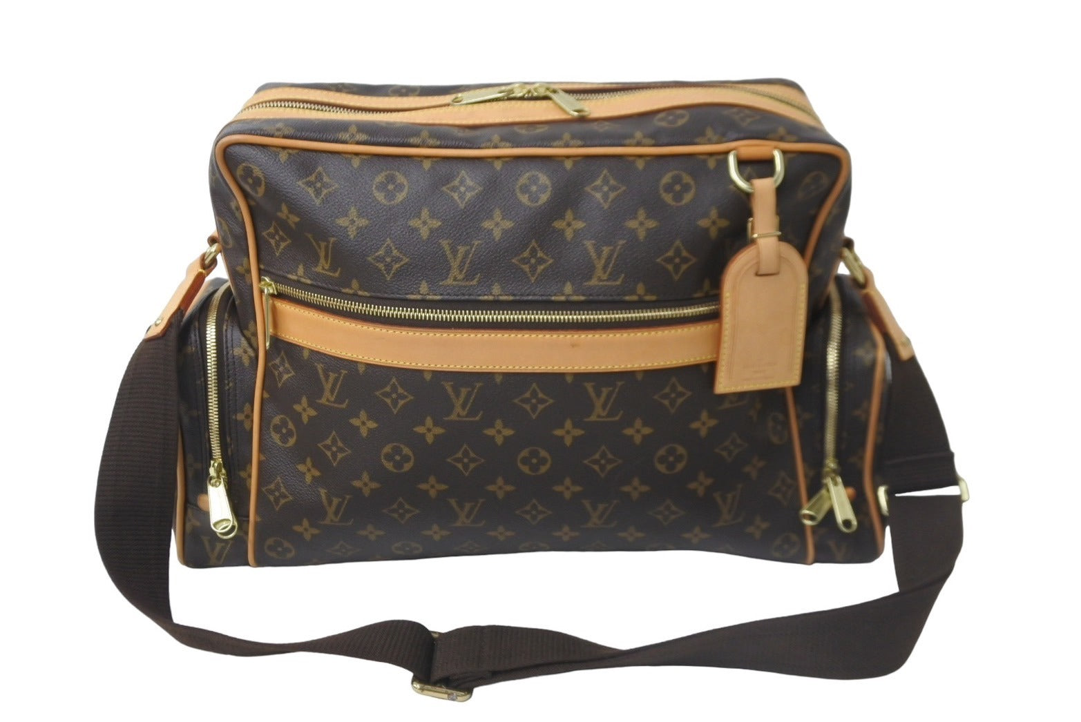 LOUIS VUITTON ルイヴィトン モノグラム サック スクウォッシュ ショルダーバッグ M92967 ブラウン ロゴ 斜め掛け 鞄 美品 中古  64583 – Casanova Vintage