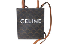 画像をギャラリービューアに読み込む, 極美品 CELINE セリーヌ ミニバーティカルカバ 2WAYショルダーバッグ 194372BZK04LU トリオンフキャンバス 中古 64595