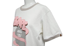 Load image into Gallery viewer, A BATHING APE BAPE KAWS ベイプ アベイシング エイプ カウズ Tシャツ サイズ S ホワイト ピンク グレー 美品 中古 64599