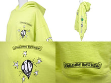 Load image into Gallery viewer, CHROME HEARTS MATTY BOY クロムハーツ マッティ ボーイ グラフィティアート パーカー Mサイズ イエローグリーン 中古 64604