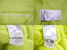 Load image into Gallery viewer, CHROME HEARTS MATTY BOY クロムハーツ マッティ ボーイ グラフィティアート パーカー Mサイズ イエローグリーン 中古 64604