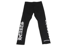 Load image into Gallery viewer, 新品未使用品 CHROME HEARTS クロムハーツ レギンス パンツ ホースシュー サイドロゴ  M ブラック ホワイト 中古 64607