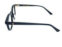 Load image into Gallery viewer, GENTLE MONSTER ジェントルモンスター Milan メガネ ブラック プラスチック ミラン オーバル アイウェア 眼鏡 美品 中古 64608