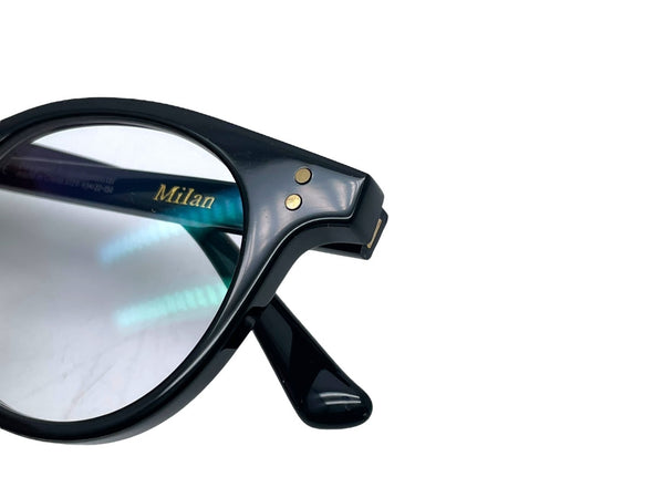 GENTLE MONSTER Milan Glasses Black Plastic Milan Oval Eyewear Glasses Good Condition Used 64608