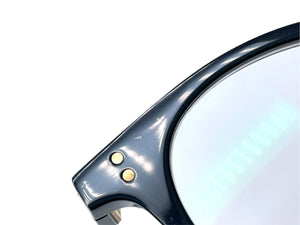 GENTLE MONSTER Milan Glasses Black Plastic Milan Oval Eyewear Glasses Good Condition Used 64608