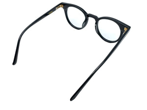 GENTLE MONSTER Milan Glasses Black Plastic Milan Oval Eyewear Glasses Good Condition Used 64608