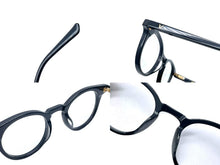Load image into Gallery viewer, GENTLE MONSTER ジェントルモンスター Milan メガネ ブラック プラスチック ミラン オーバル アイウェア 眼鏡 美品 中古 64608