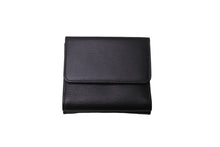 Load image into Gallery viewer, 極美品 CHANEL シャネル レザー 三つ折り財布 6番台 ブラック ココマーク ウォレット ロゴ 小物 中古 64614