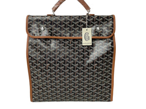 新品未使用 GOYARD ゴヤール リュック デイパック サンレジェ バックバック PVC レザー ブラウン 中古 64616