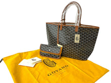 画像をギャラリービューアに読み込む, 新品未使用 GOYARD ゴヤール サンルイPM トートバッグ STLOUIPMLTY09CL09P PVCコーティングキャンバス ブラウン 中古 64621