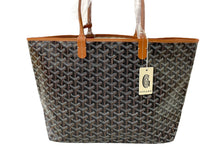 画像をギャラリービューアに読み込む, 新品未使用 GOYARD ゴヤール サンルイPM トートバッグ STLOUIPMLTY09CL09P PVCコーティングキャンバス ブラウン 中古 64621
