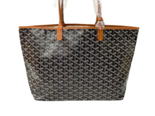 画像をギャラリービューアに読み込む, 新品未使用 GOYARD ゴヤール サンルイPM トートバッグ STLOUIPMLTY09CL09P PVCコーティングキャンバス ブラウン 中古 64621