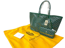 画像をギャラリービューアに読み込む, 新品未使用 GOYARD ゴヤール サンルイPM トートバッグ STLOUIPMLTY09CL09P PVCコーティングキャンバス グリーン 中古 64623