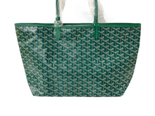 画像をギャラリービューアに読み込む, 新品未使用 GOYARD ゴヤール サンルイPM トートバッグ STLOUIPMLTY09CL09P PVCコーティングキャンバス グリーン 中古 64623