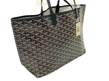 Load image into Gallery viewer, 新品未使用 GOYARD ゴヤール サンルイPM トートバッグ STLOUIPMLTY09CL09P PVCコーティングキャンバス ブラック 中古 64624