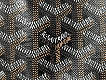 Load image into Gallery viewer, 新品未使用 GOYARD ゴヤール サンルイPM トートバッグ STLOUIPMLTY09CL09P PVCコーティングキャンバス ブラック 中古 64624