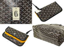 Load image into Gallery viewer, 新品未使用 GOYARD ゴヤール サンルイPM トートバッグ STLOUIPMLTY09CL09P PVCコーティングキャンバス ブラック 中古 64624