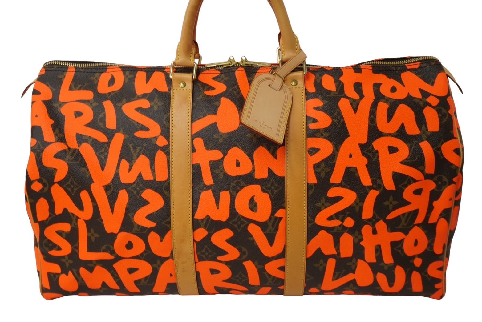 極美品 LOUIS VUITTON ルイヴィトン モノグラム グラフィティ キーポル50 ボストン スプラウス オレンジ M93699 中古  64633 – Casanova Vintage