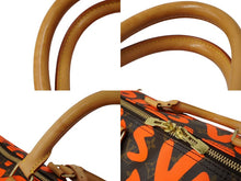 画像をギャラリービューアに読み込む, 極美品 LOUIS VUITTON ルイヴィトン モノグラム グラフィティ キーポル50 ボストン スプラウス オレンジ M93699 中古 64633