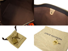 画像をギャラリービューアに読み込む, 極美品 LOUIS VUITTON ルイヴィトン モノグラム グラフィティ キーポル50 ボストン スプラウス オレンジ M93699 中古 64633