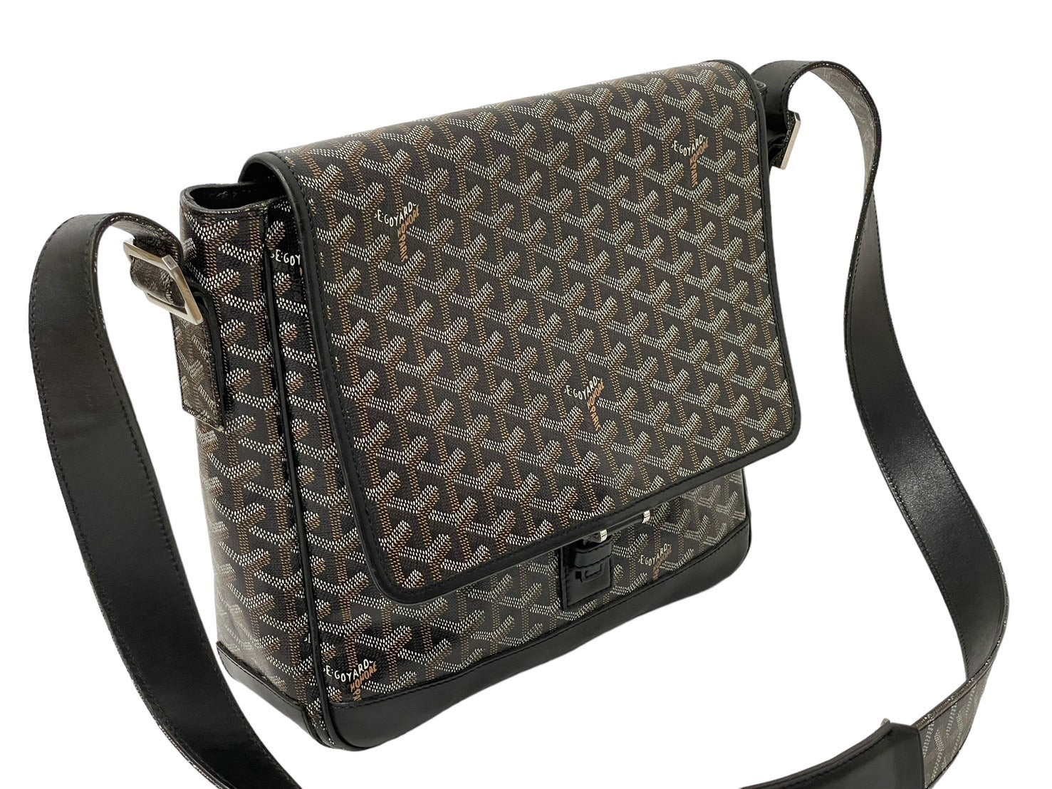 GOYARD GRAND BLEU MM 旧型 ゴヤール グランブルーMM ショルダーバッグ ブラック 美品 中古 64635 – Casanova  Vintage