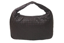 Load image into Gallery viewer, 極美品 BOTTEGA VENETA ボッテガヴェネタ イントレチャート ホーボー ワンショルダーバッグ レザー ブラウン ゴールド金具 中古 64637