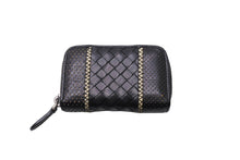 Load image into Gallery viewer, BottegaVeneta ボッテガヴェネタ コインケース ミニ財布 イントレチャート B00145234H ブラック 美品 中古 64647