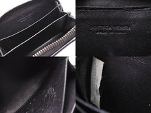 Load image into Gallery viewer, BottegaVeneta ボッテガヴェネタ コインケース ミニ財布 イントレチャート B00145234H ブラック 美品 中古 64647