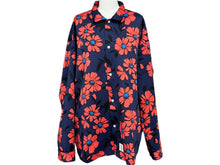 Load image into Gallery viewer, 極美品 APPLEBUM アップルバム セットアップ フラワー柄 サイズXL ポリエステル ブルー レッド ネイビー 中古 64651