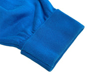 Load image into Gallery viewer, JOHN SMEDLEY ジョンスメドレー ニット セーター Vネック プルオーバー 長袖 薄手 無地 ブルー コットン M 良品 中古 64657