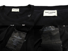 Load image into Gallery viewer, YVES SAINT LAURENT イヴ サンローラン 半袖Ｔシャツ スタープリント Y2SC1 9787 トップス サイズL ブラック 美品 中古 64661