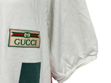 Load image into Gallery viewer, GUCCI グッチ ポロシャツ 半袖 トップス ストレッチコットンピゲ 623242 ホワイト グリーン レッド M 美品 中古 64667