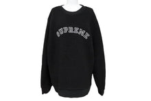 画像をギャラリービューアに読み込む, Supreme シュプリーム 17AW POLARTEC Deep Pile Crewneck スウェット トレーナー サイズL ブラック ポリエステル ボア 良品 中古 64670