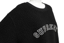 画像をギャラリービューアに読み込む, Supreme シュプリーム 17AW POLARTEC Deep Pile Crewneck スウェット トレーナー サイズL ブラック ポリエステル ボア 良品 中古 64670