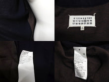 Load image into Gallery viewer, Maison Margiela メゾン マルジェラ ニット セーター カーディガン トップス サイズM ネイビー ブラウン 美品 中古 64679