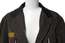 画像をギャラリービューアに読み込む, RICH MOND リッチモンド コーデュロイ ジャケット コットン ポリエステル サイズ48 カーキ 美品 中古 64682