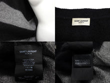 Load image into Gallery viewer, SAINT LAURENT PARIS サンローラン パリ ニット セーター 13年ボーダー モヘヤカーディガン ニット サイズXS 美品 中古 64683