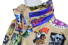 Load image into Gallery viewer, 新品未使用 Supreme GORETEX シュプリーム ゴアテックス ステッカー シェル ジャケット サイズL ベージュ マルチカラー 中古 64703