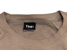画像をギャラリービューアに読み込む, THEi ジアイ スマイリー ルーズフィット スウェット Tシャツ サイズXL ベージュ コットン ラグラン プリント 美品 中古 64704