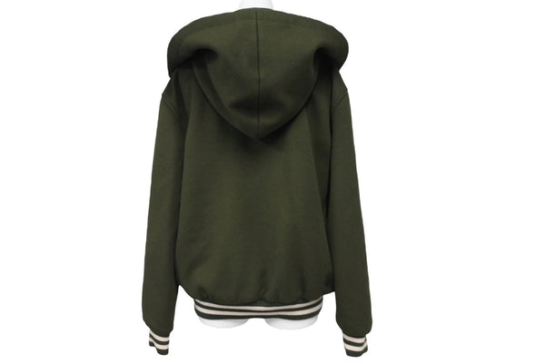 極美品 CELINE セリーヌ テディジャケット ダブルフェイス 2V49i6700カシミアウールジャケット 22AW カシミヤ カーキ サイズ36 中古 64705