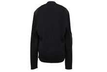 Load image into Gallery viewer, 極美品 PRADA プラダ ニット スウェット UMB237 S212 1Y12 イタリア製 ウール ブラック シルバー金具 サイズ46 中古 64709