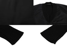 Load image into Gallery viewer, 極美品 PRADA プラダ ニット スウェット UMB237 S212 1Y12 イタリア製 ウール ブラック シルバー金具 サイズ46 中古 64709