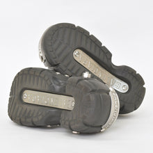 Load image into Gallery viewer, BALENCIAGA バレンシアガ HARDCROCS ハードクロックス ロゴサンダル ブラック シルバー金具 サイズ36 美品 中古 4c064091