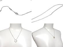 画像をギャラリービューアに読み込む, 極美品 Van Cleef &amp; Arpels ヴァンクリーフ＆アーペル ヴィンテージアルハンブラ シェル ネックレス シルバー 750ホワイトゴールド VCARF48700 中古 64724