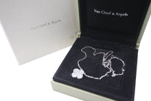 画像をギャラリービューアに読み込む, 極美品 Van Cleef &amp; Arpels ヴァンクリーフ＆アーペル ヴィンテージアルハンブラ シェル ネックレス シルバー 750ホワイトゴールド VCARF48700 中古 64724