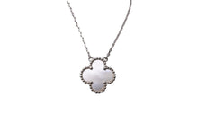 画像をギャラリービューアに読み込む, 極美品 Van Cleef &amp; Arpels ヴァンクリーフ＆アーペル ヴィンテージアルハンブラ シェル ネックレス シルバー 750ホワイトゴールド VCARF48700 中古 64724