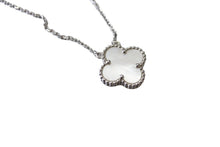 画像をギャラリービューアに読み込む, 極美品 Van Cleef &amp; Arpels ヴァンクリーフ＆アーペル ヴィンテージアルハンブラ シェル ネックレス シルバー 750ホワイトゴールド VCARF48700 中古 64724