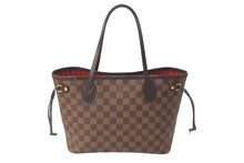 画像をギャラリービューアに読み込む, 極美品 LOUIS VUITTON ルイヴィトン ネヴァーフルPM トートバッグ N51109 ブラウン ゴールド金具 中古 64728